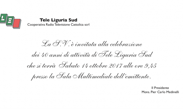 40 anni di attività di Tele Liguria Sud