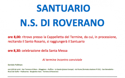 Pellegrinaggio Mariano Diocesano – N. S. di Roverano
