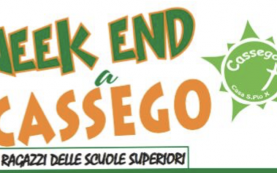 Sinodo dei Giovani – Week-end a Cassego