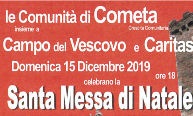 Santa Messa di Natale 15 dicembre 2019