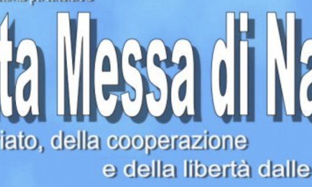 S. Messa di Natale 20  dicembre 2020