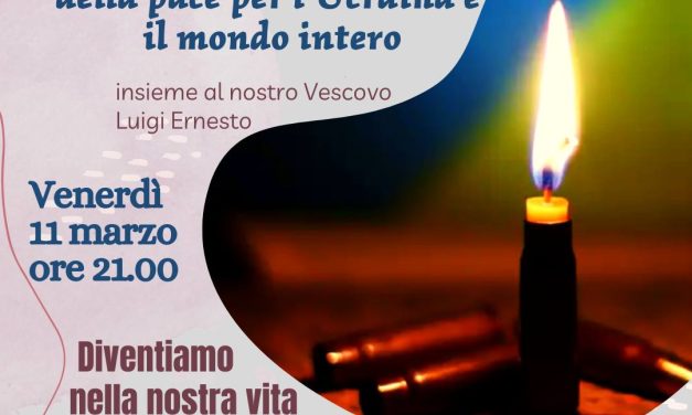 Veglia di preghiera per la pace